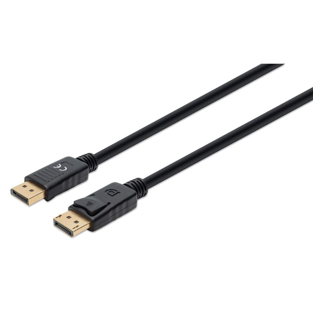 Manhattan 8K@60Hz DisplayPort 1.4 male/male Cable 3m Black