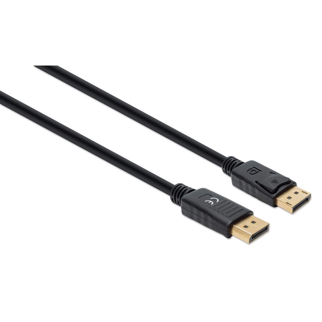 Manhattan 8K@60Hz DisplayPort 1.4 male/male Cable 1m Black