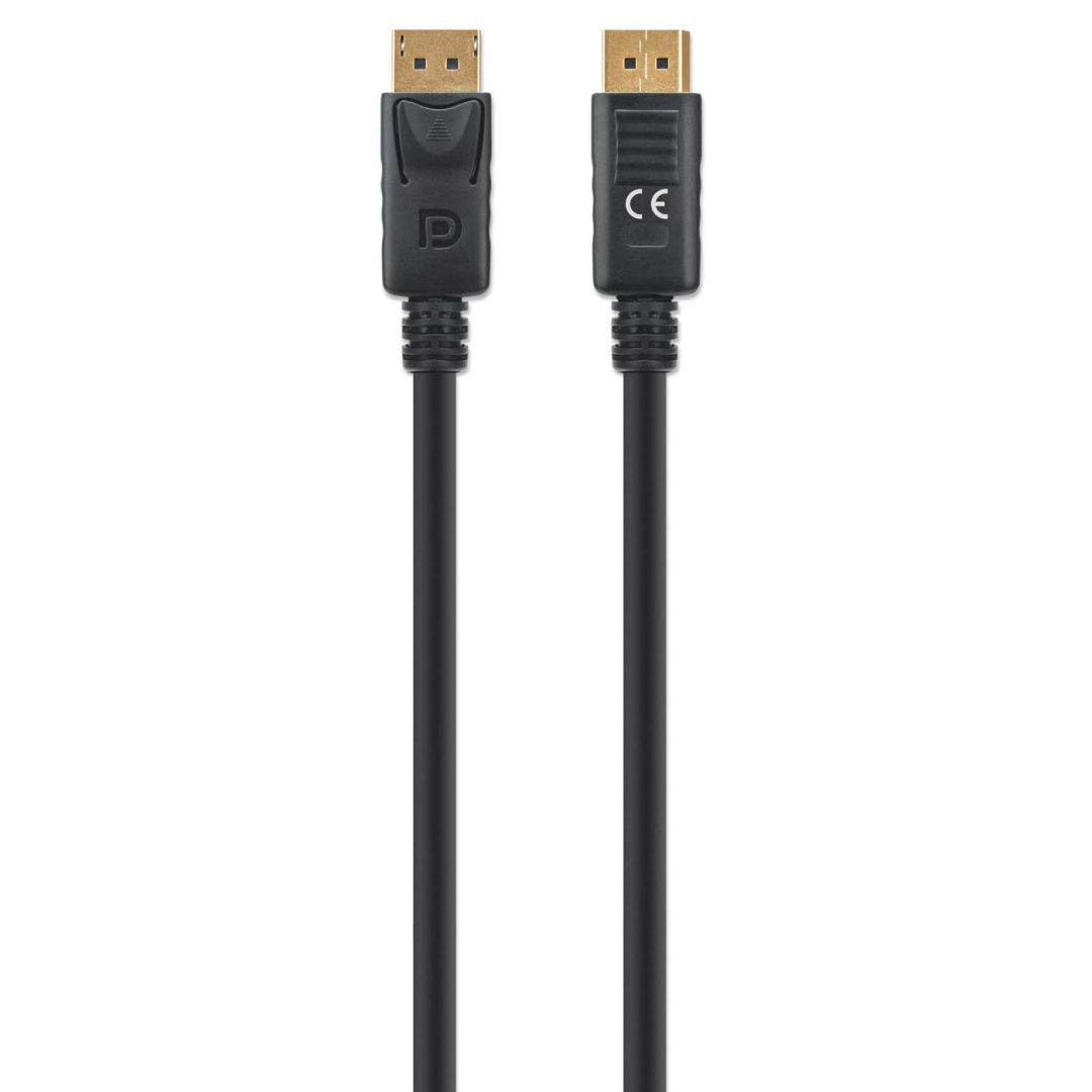 Manhattan 8K@60Hz DisplayPort 1.4 male/male Cable 2m Black
