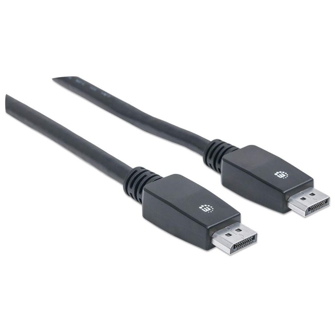 Manhattan 4K@60Hz DisplayPort 1.2 male/male Cable 10m Black