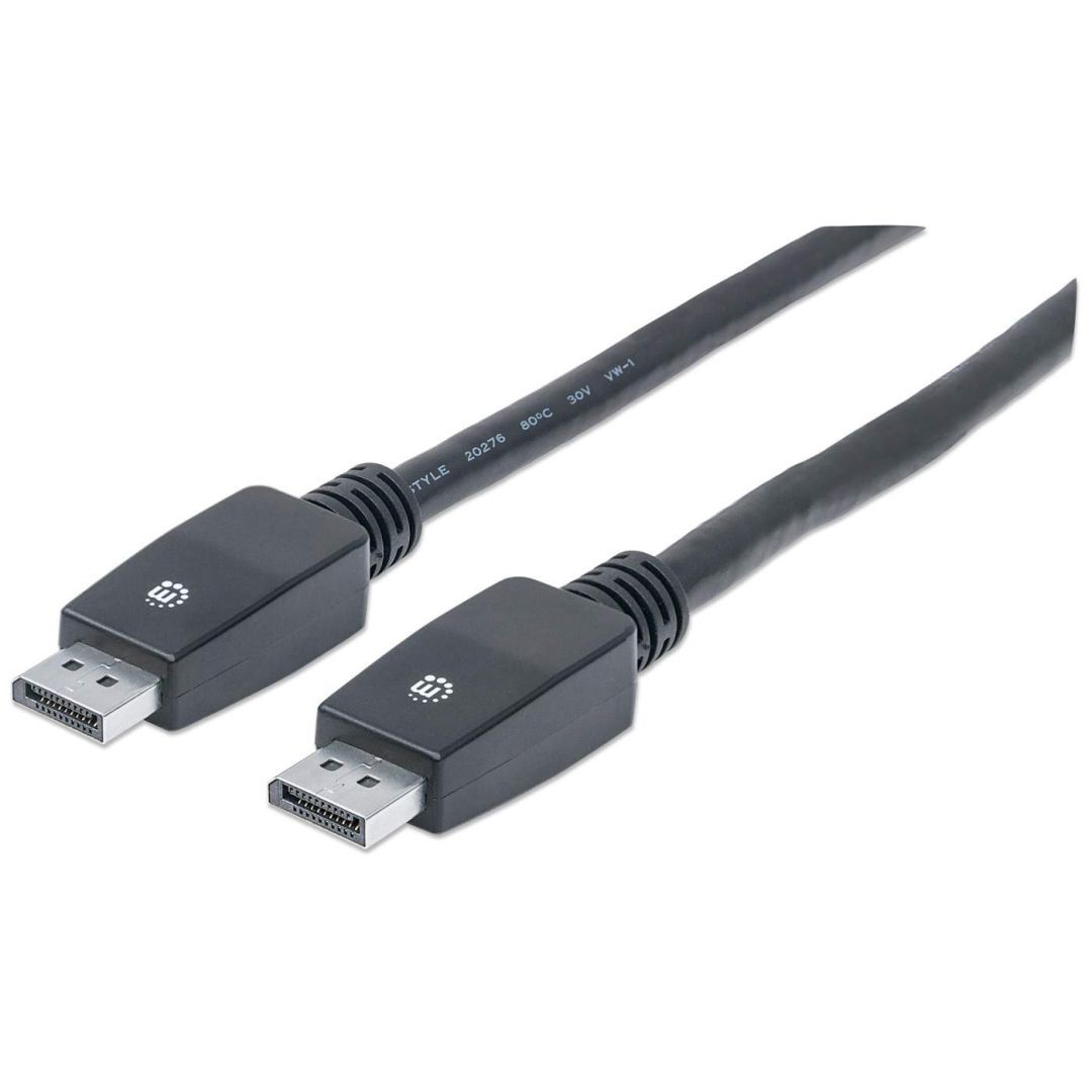 Manhattan 4K@60Hz DisplayPort 1.2 male/male Cable 10m Black