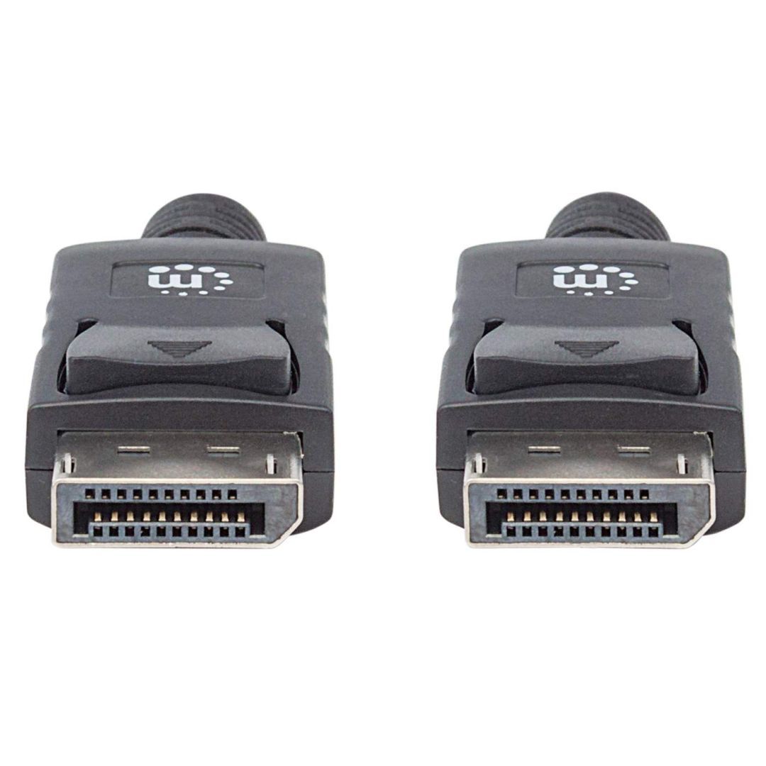 Manhattan 4K@60Hz DisplayPort 1.2 male/male Cable 1m Black