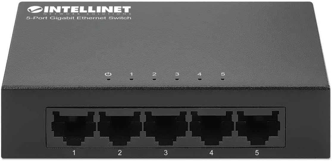 Intellinet 5-Port Switch Black