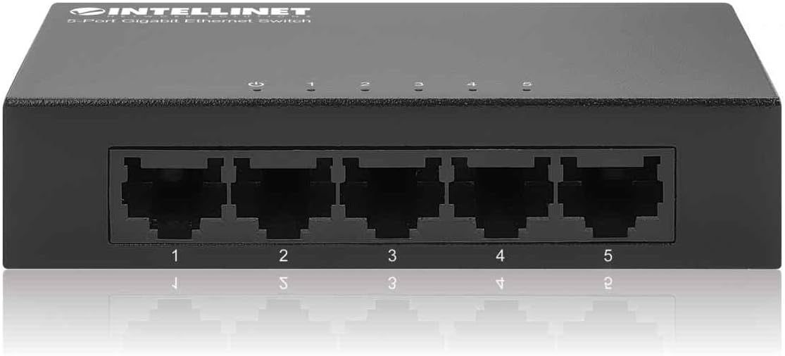 Intellinet 5-Port Switch Black