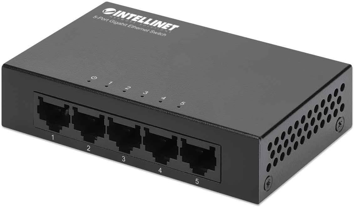 Intellinet 5-Port Switch Black