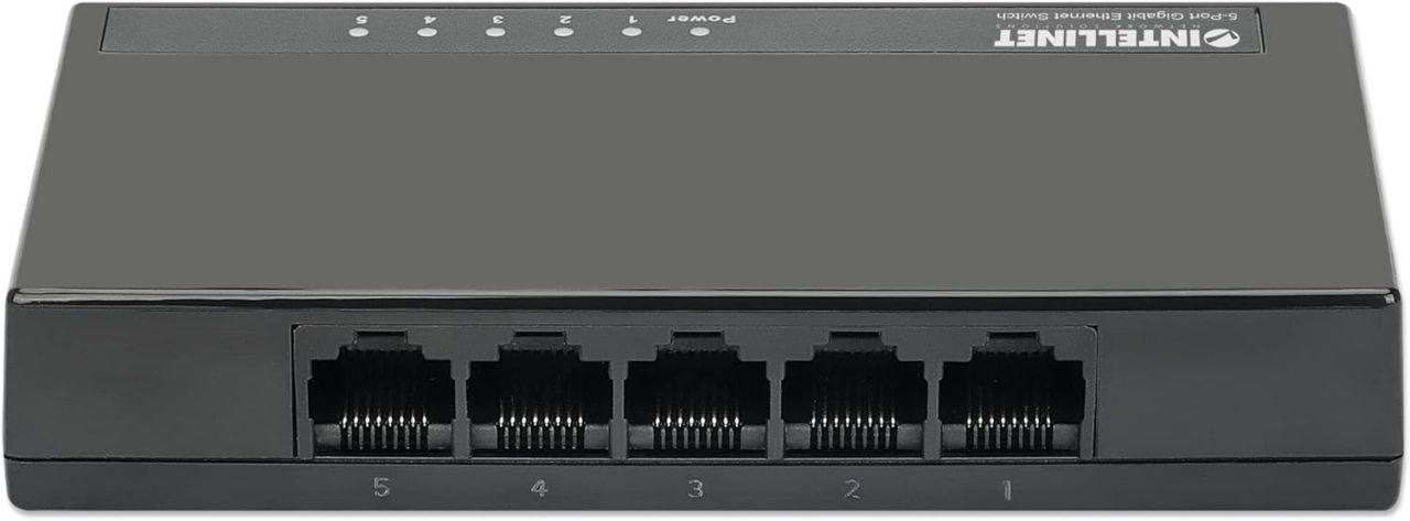 Intellinet 5-Port Switch Black