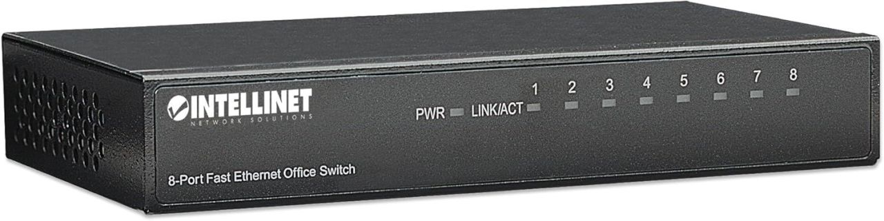 Intellinet 8-Port Switch Black