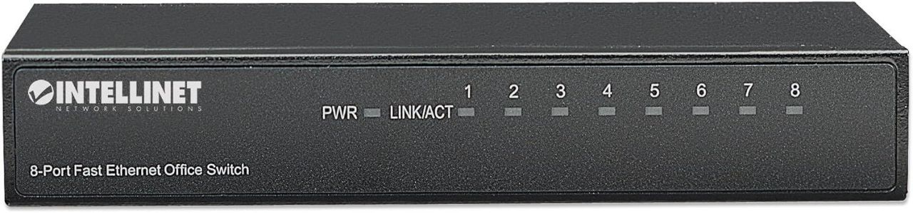 Intellinet 8-Port Switch Black