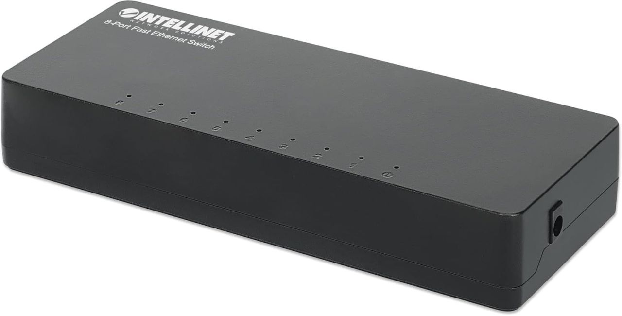 Intellinet 8-Port Switch Black