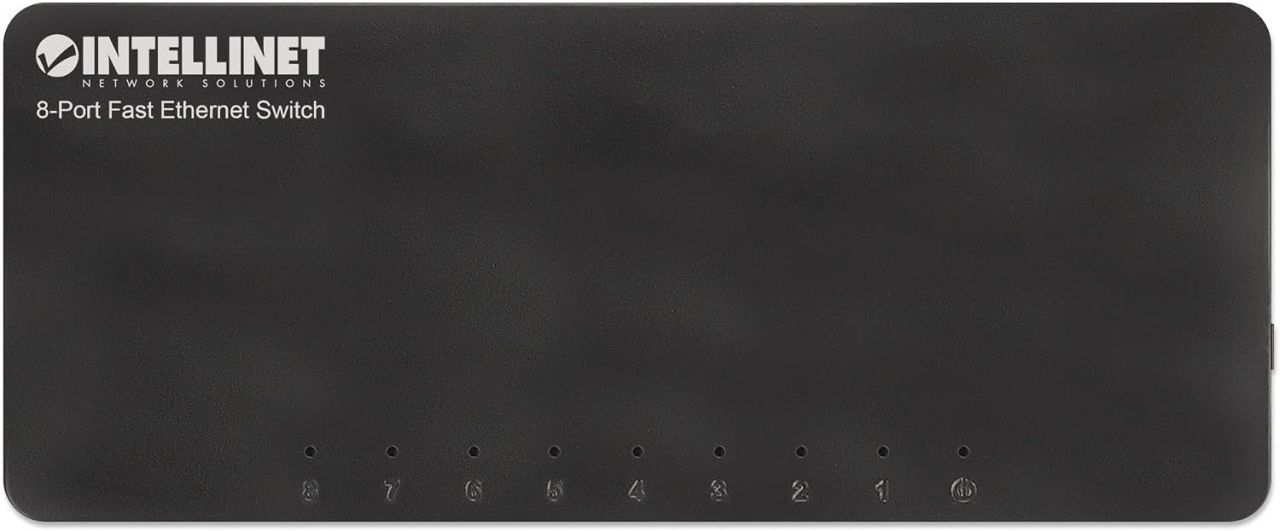 Intellinet 8-Port Switch Black