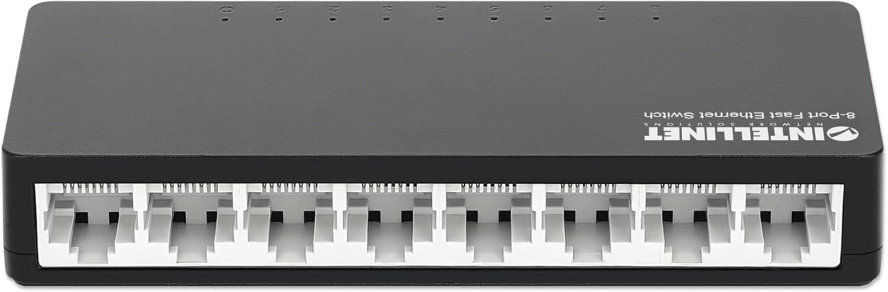 Intellinet 8-Port Switch Black
