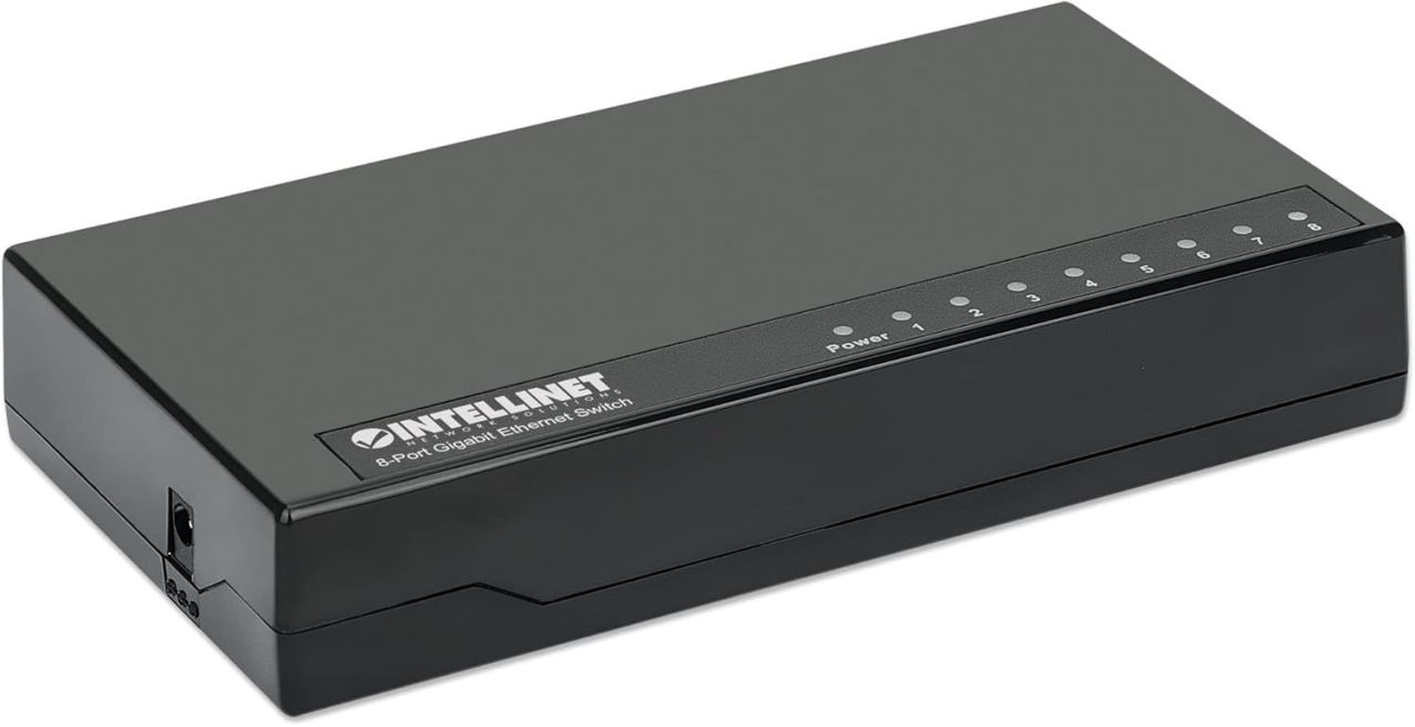 Intellinet 8-Port Switch Black Intellinet 8-Port Switch Black