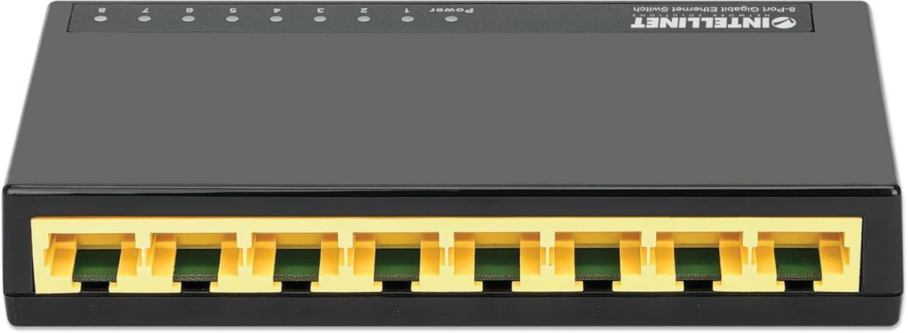 Intellinet 8-Port Switch Black Intellinet 8-Port Switch Black