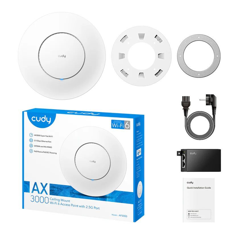 Cudy AP3000_P AX3000 2.5G Wi-Fi 6 Access Point