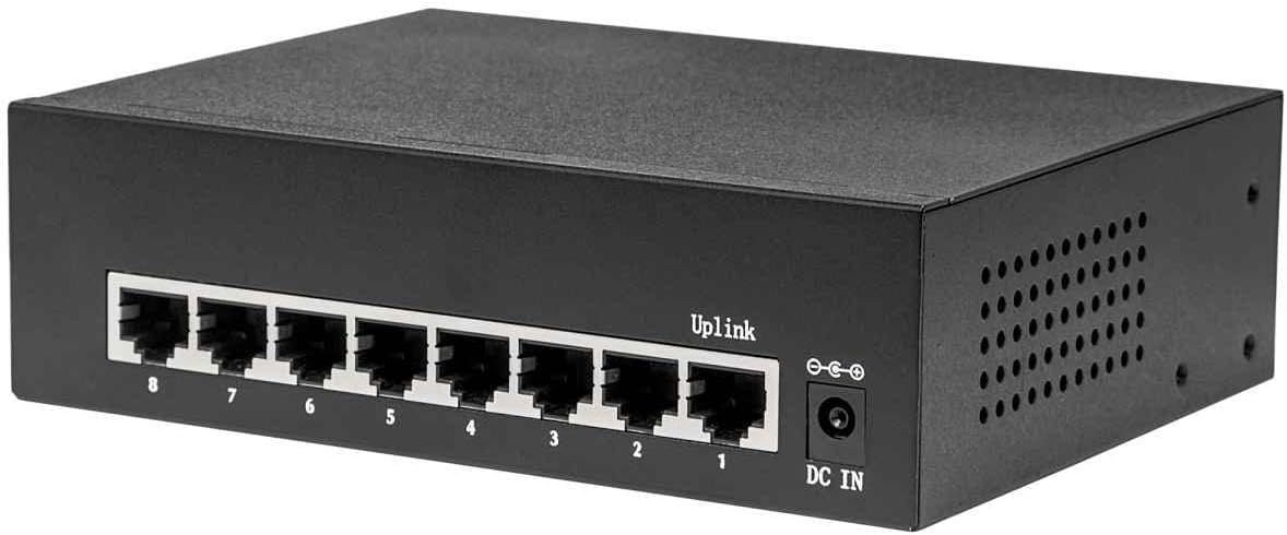 Intellinet 8-Port PoE Switch Black Intellinet 8-Port PoE Switch Black