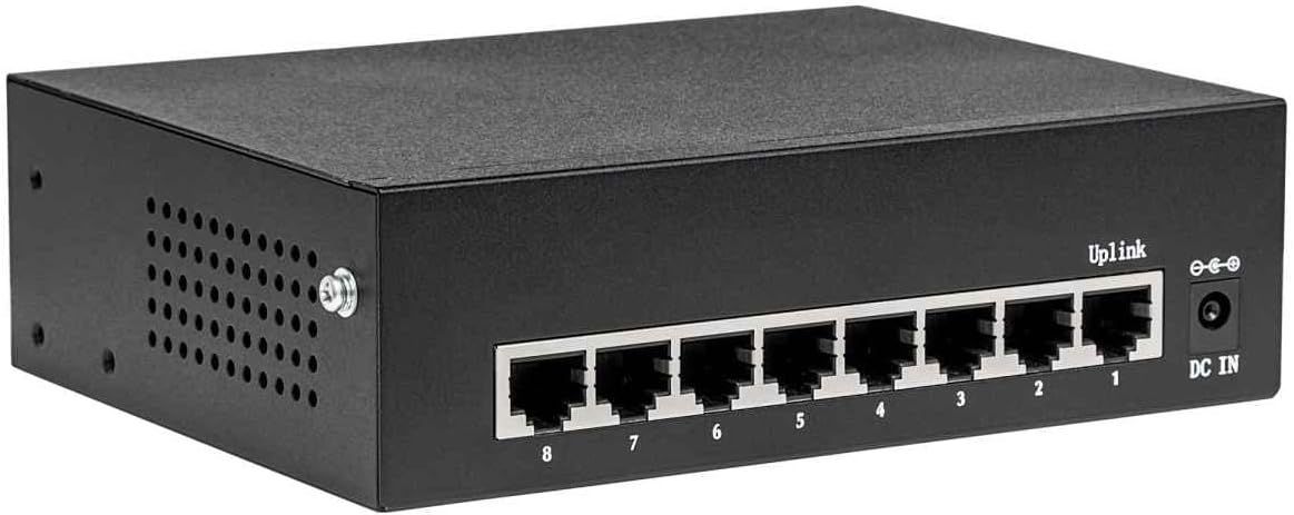 Intellinet 8-Port PoE Switch Black Intellinet 8-Port PoE Switch Black