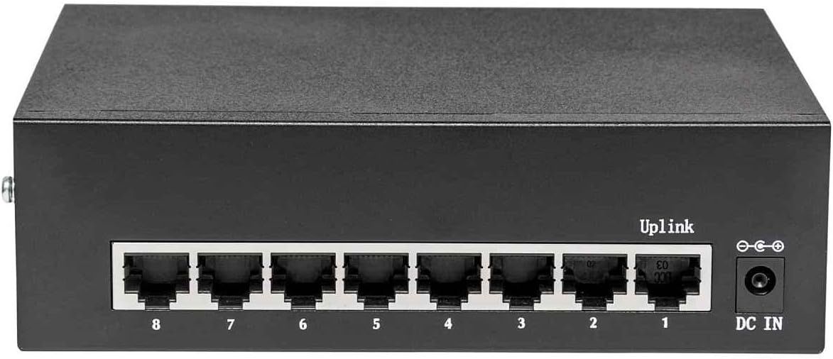 Intellinet 8-Port PoE Switch Black Intellinet 8-Port PoE Switch Black