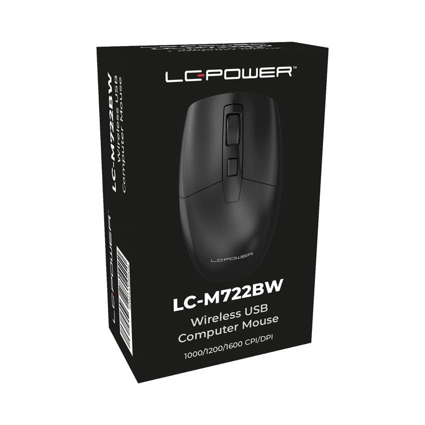 LC Power LC-M722BW Wireless Mouse Black
