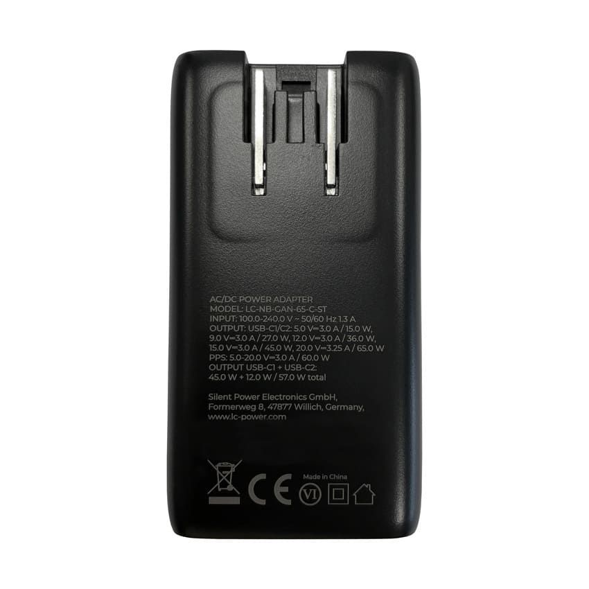 LC Power LC-NB-GAN-65-ST Black LC Power LC-NB-GAN-65-ST Black