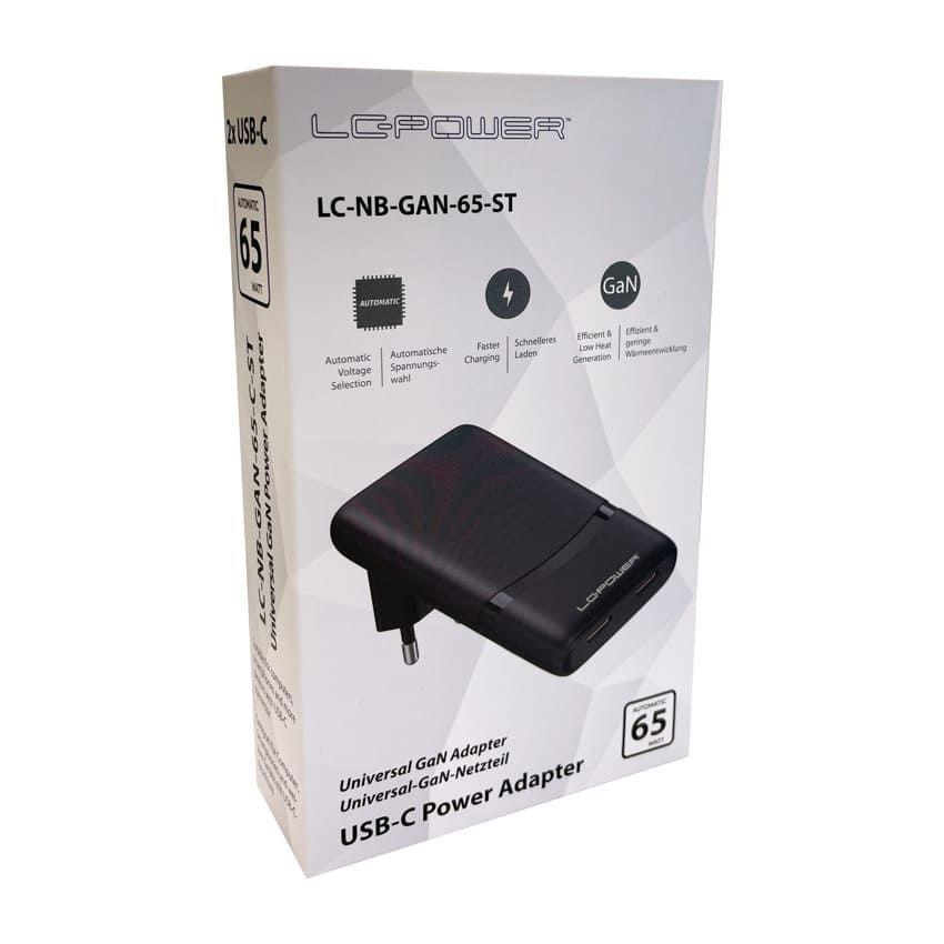 LC Power LC-NB-GAN-65-ST Black LC Power LC-NB-GAN-65-ST Black