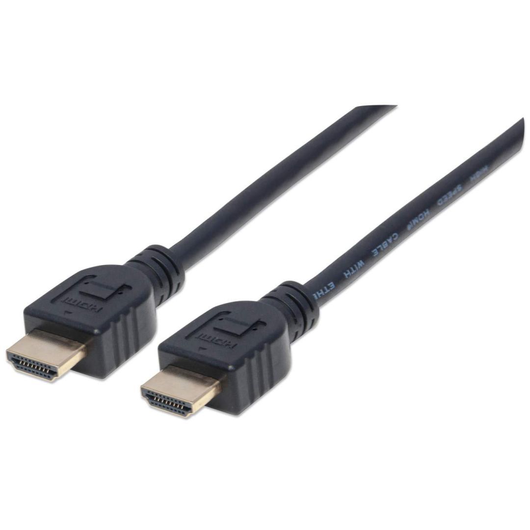 Manhattan CL3 In-Wall 4K@60Hz High Speed HDMI Cable with Ethernet 1m Black Manhattan CL3 In-Wall 4K@60Hz High Speed HDMI Cable with Ethernet 1m Black