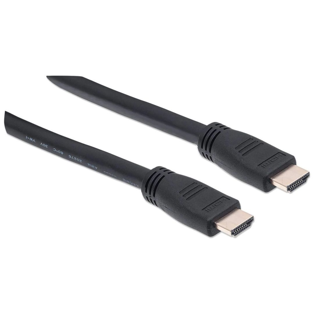 Manhattan CL3 In-Wall 4K@60Hz High Speed HDMI Cable with Ethernet 10m Black Manhattan CL3 In-Wall 4K@60Hz High Speed HDMI Cable with Ethernet 10m Black