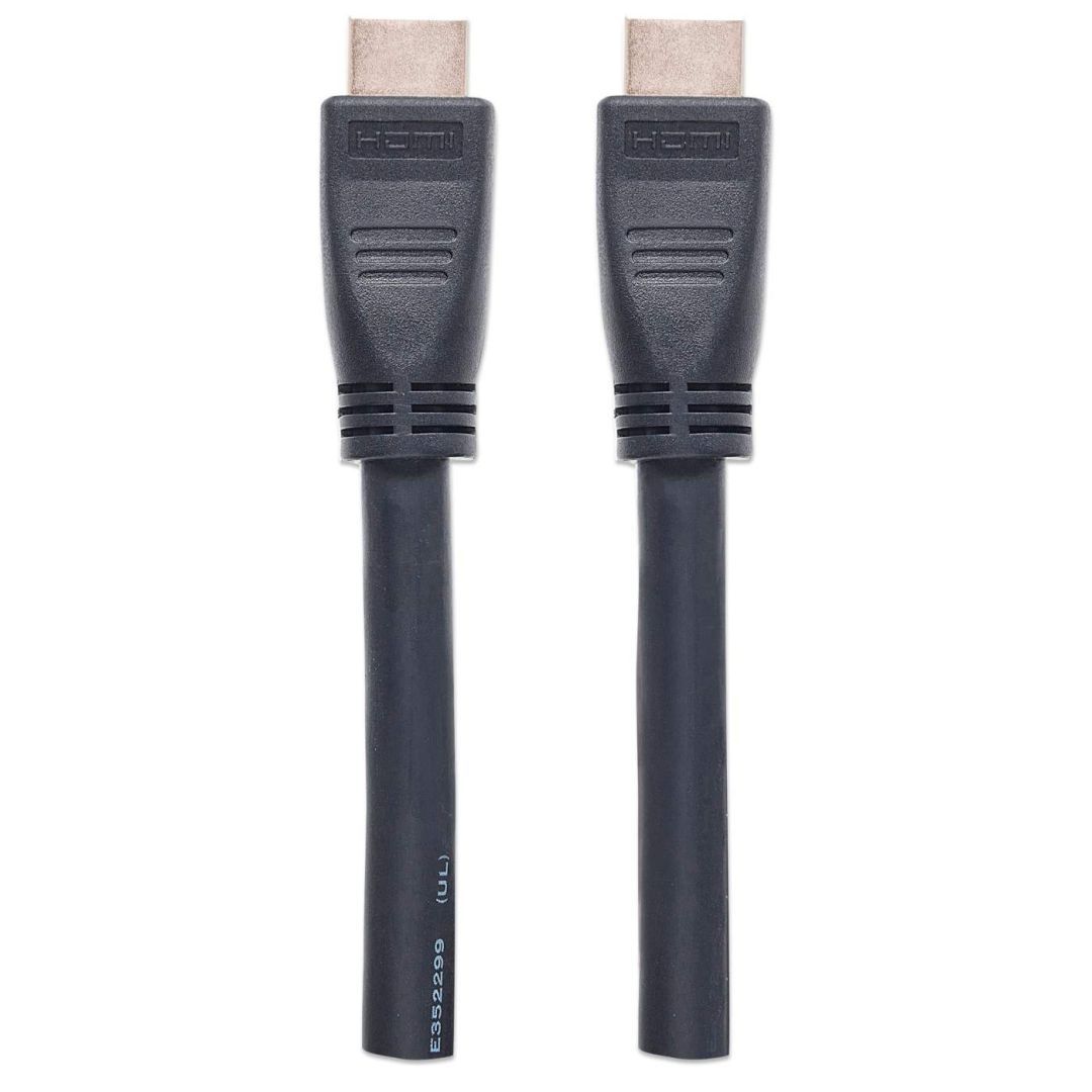 Manhattan CL3 In-Wall 4K@60Hz High Speed HDMI Cable with Ethernet 10m Black Manhattan CL3 In-Wall 4K@60Hz High Speed HDMI Cable with Ethernet 10m Black