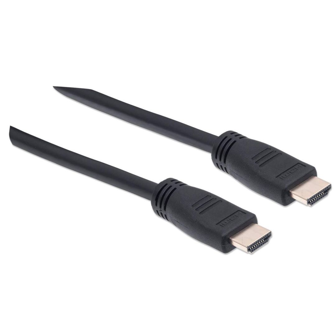Manhattan CL3 In-Wall 4K@60Hz High Speed HDMI Cable with Ethernet 8m Black Manhattan CL3 In-Wall 4K@60Hz High Speed HDMI Cable with Ethernet 8m Black