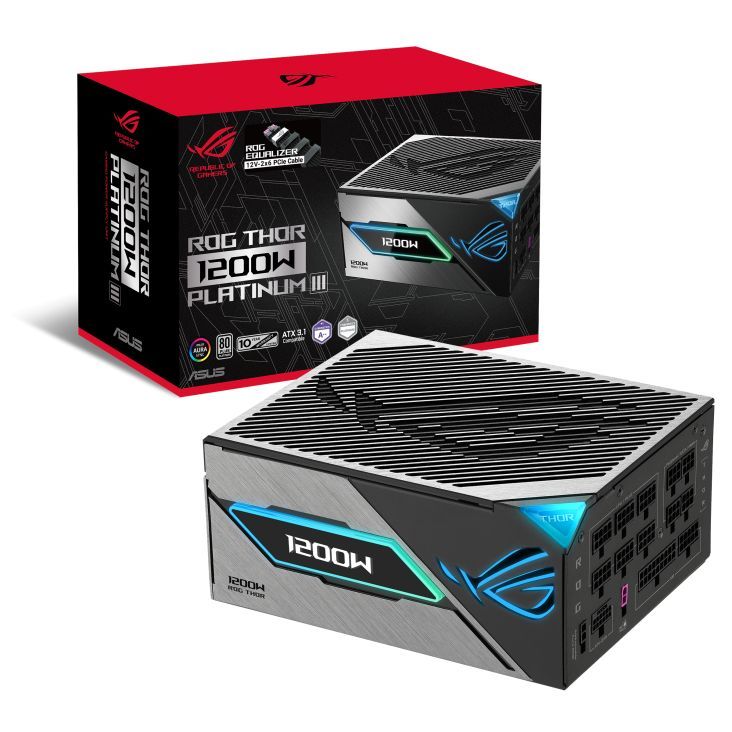 Asus 1200W 80+ Platinum III ROG Thor Equalizer Asus 1200W 80+ Platinum III ROG Thor Equalizer