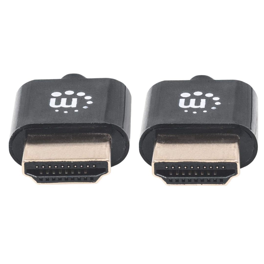 Manhattan Super-slim High Speed HDMI with Ethernet 4K60Hz cable 1m Black Manhattan Super-slim High Speed HDMI with Ethernet 4K60Hz cable 1m Black