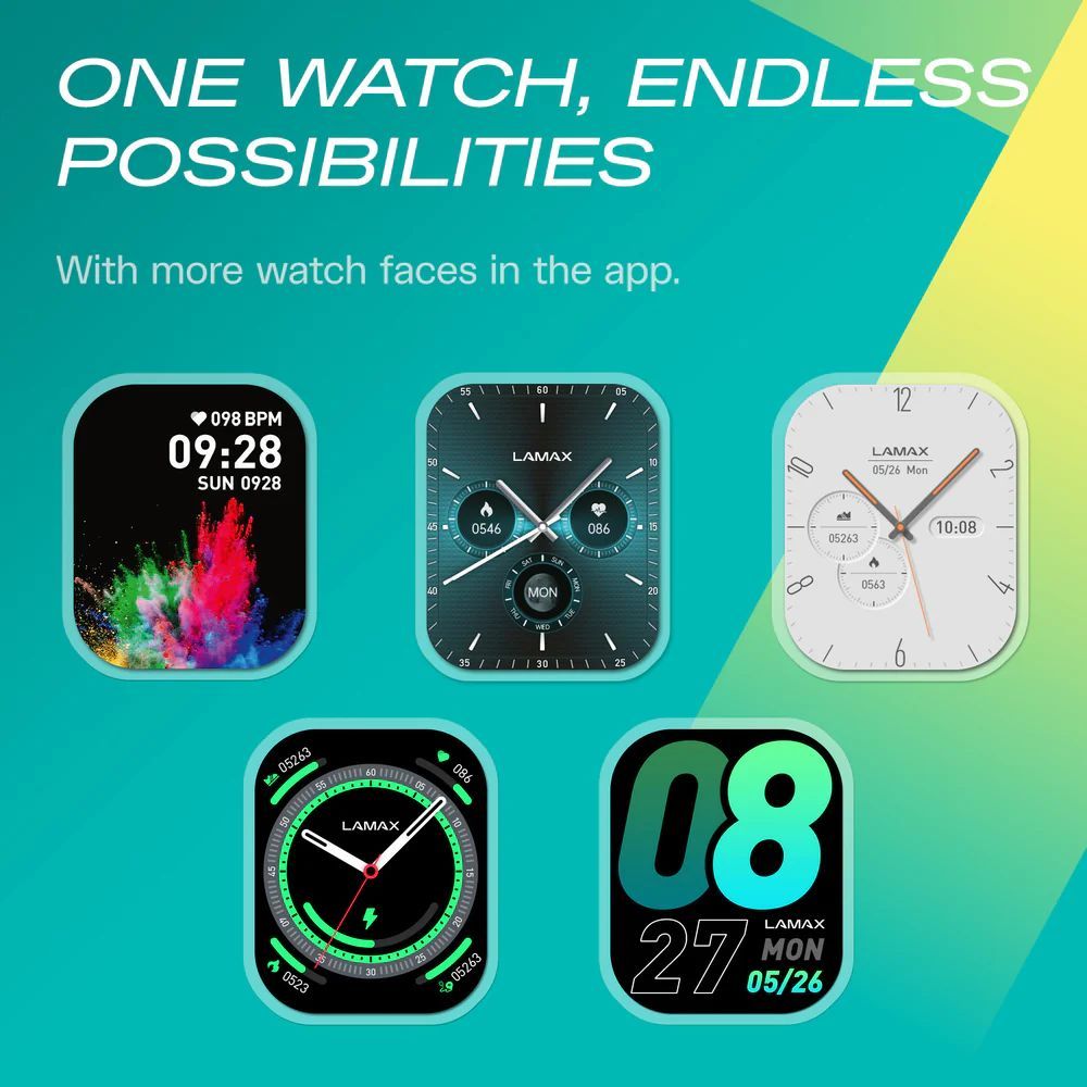 Lamax Flow AMOLED SmartWatch Black Lamax Flow AMOLED SmartWatch Black