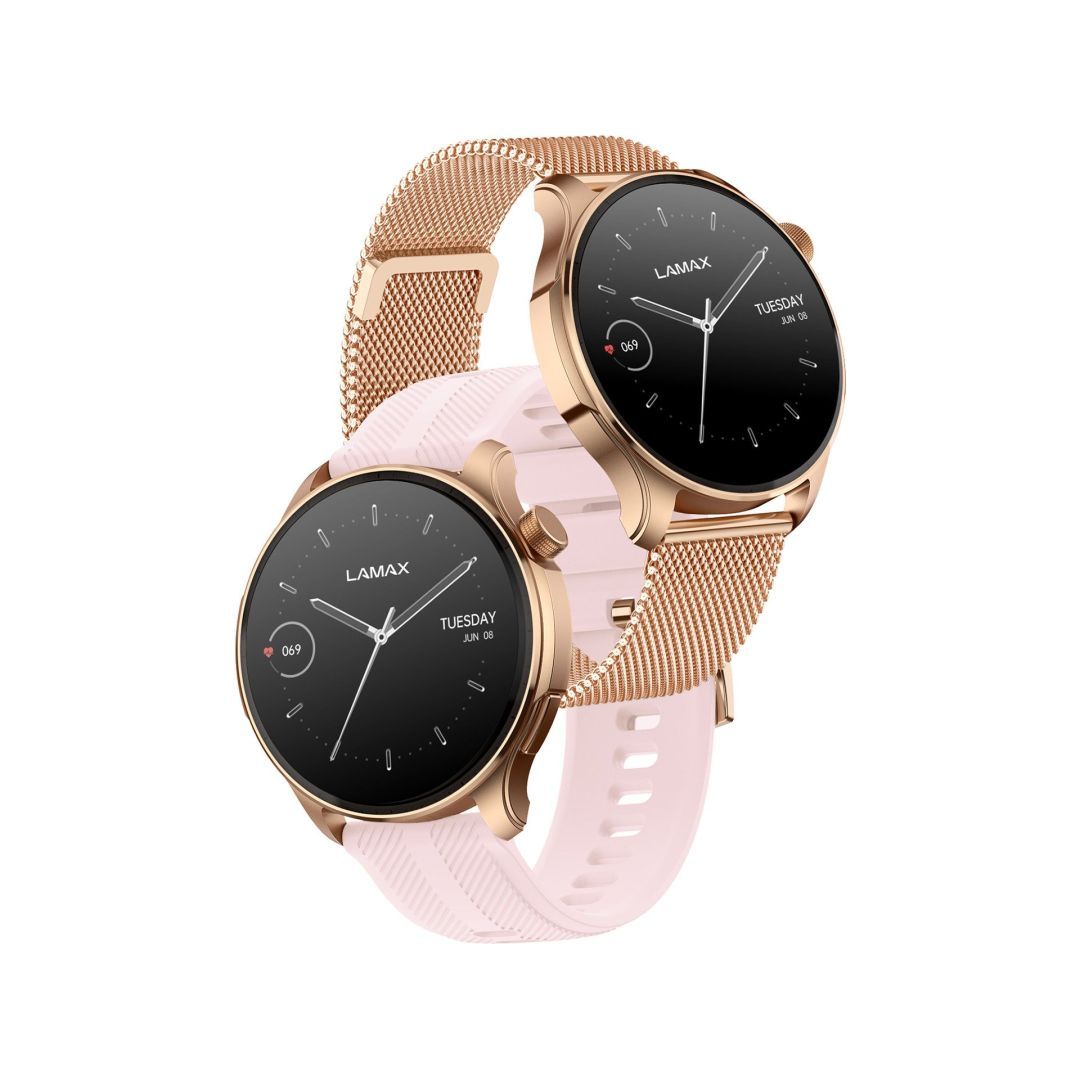 Lamax Prism AMOLED SmartWatch Rose Gold Lamax Prism AMOLED SmartWatch Rose Gold