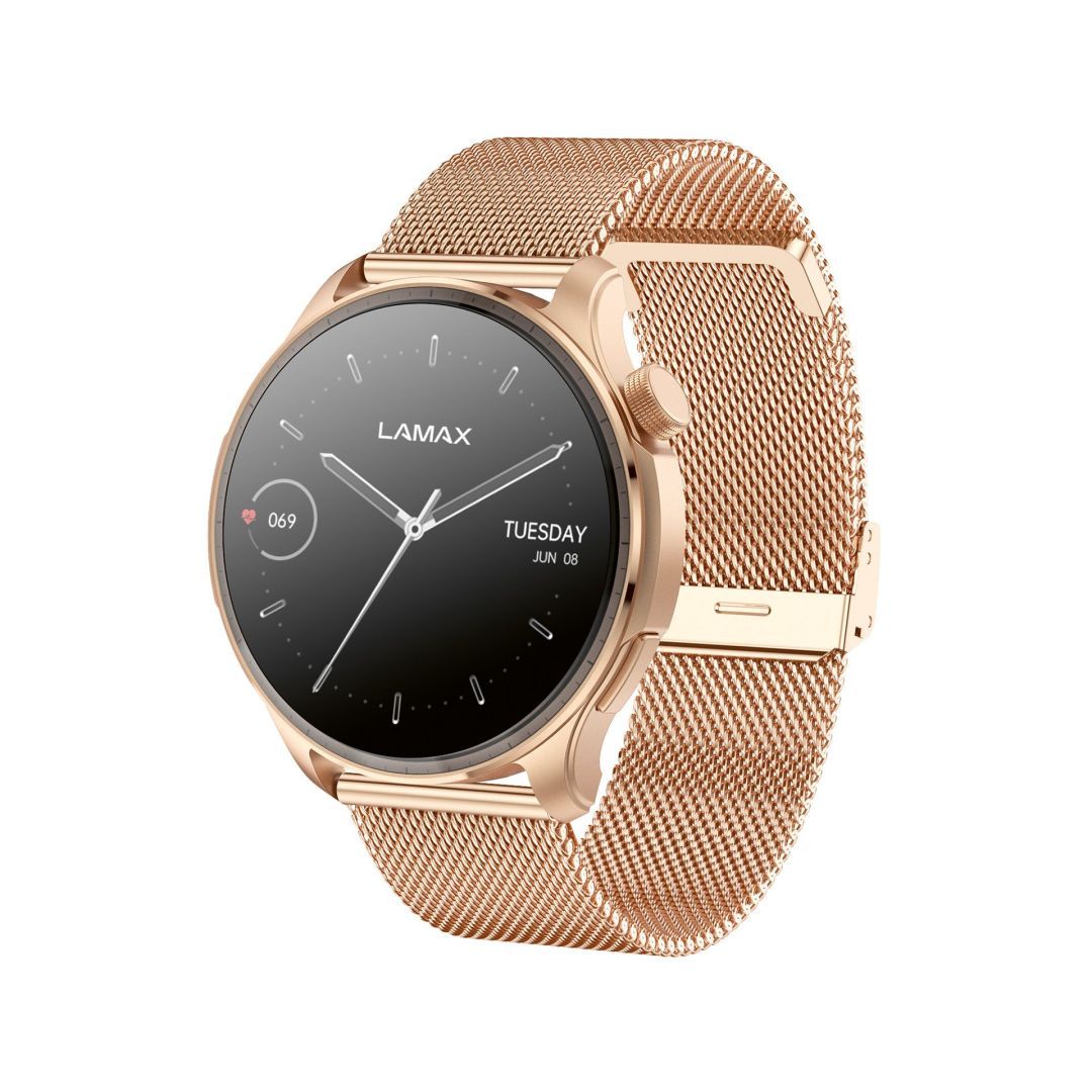 Lamax Prism AMOLED SmartWatch Rose Gold Lamax Prism AMOLED SmartWatch Rose Gold