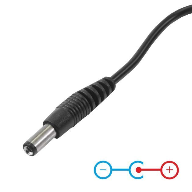 Akyga AK-DC-01 USB-A / DC 5,5 x 2,1mm cable 0,8m Black Akyga AK-DC-01 USB-A / DC 5,5 x 2,1mm cable 0,8m Black