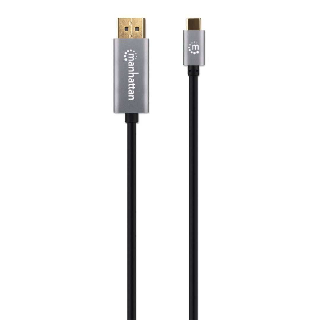 Manhattan 8K@60Hz USB-C to DisplayPort 1.4 Adapter Cable 3m Black