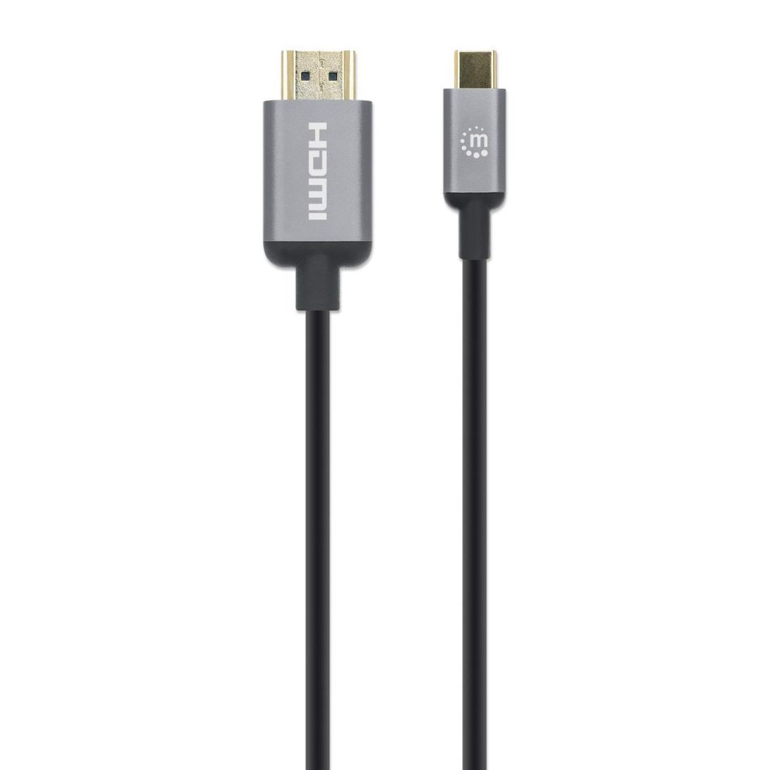 Manhattan 4K@60Hz USB-C to HDMI Adapter Cable 2m Black