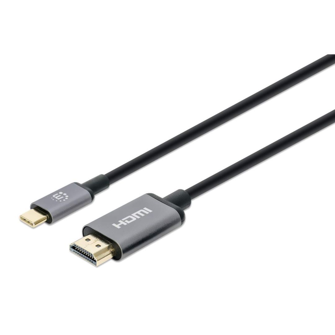 Manhattan 4K@60Hz USB-C to HDMI Adapter Cable 2m Black