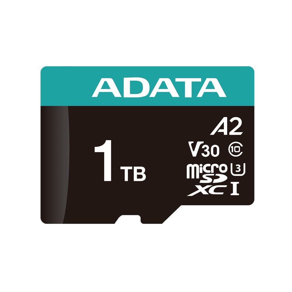 A-Data 1TB microSDXC Premier Pro Class 10 UHS-I U3 A2 V30 + adapterrel A-Data 1TB microSDXC Premier Pro Class 10 UHS-I U3 A2 V30 + adapterrel