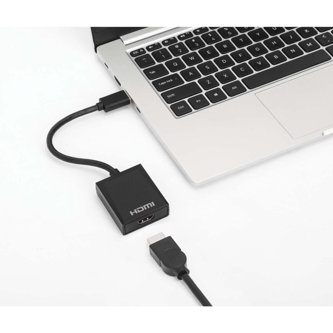 Manhattan 1080p USB-A to HDMI Adapter Black