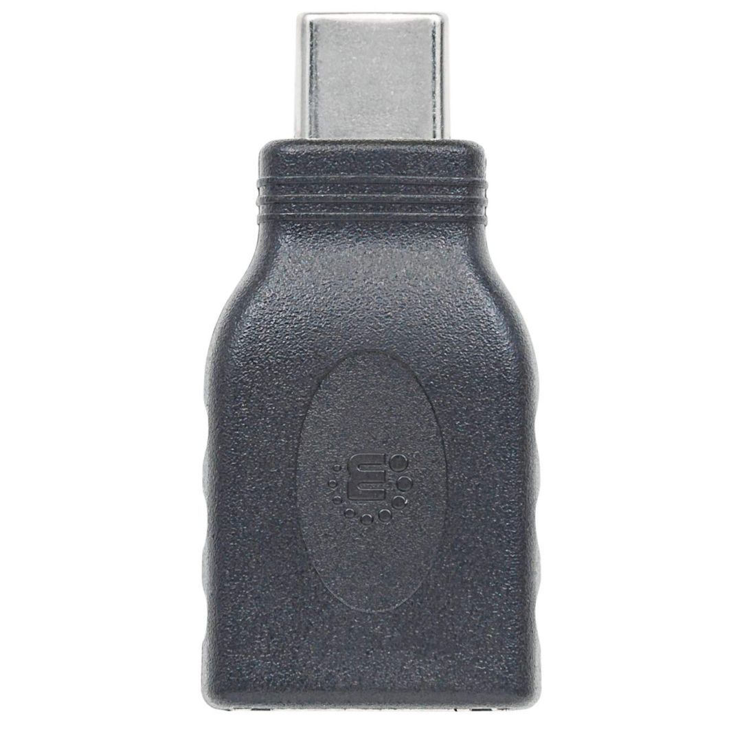 Manhattan USB-C to USB-A Adapter Black