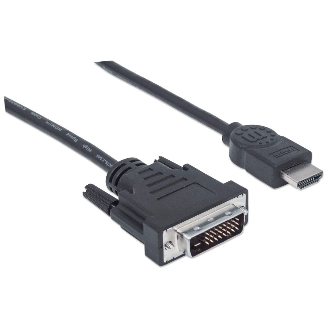 Manhattan HDMI to DVI-D Cable 1m Black