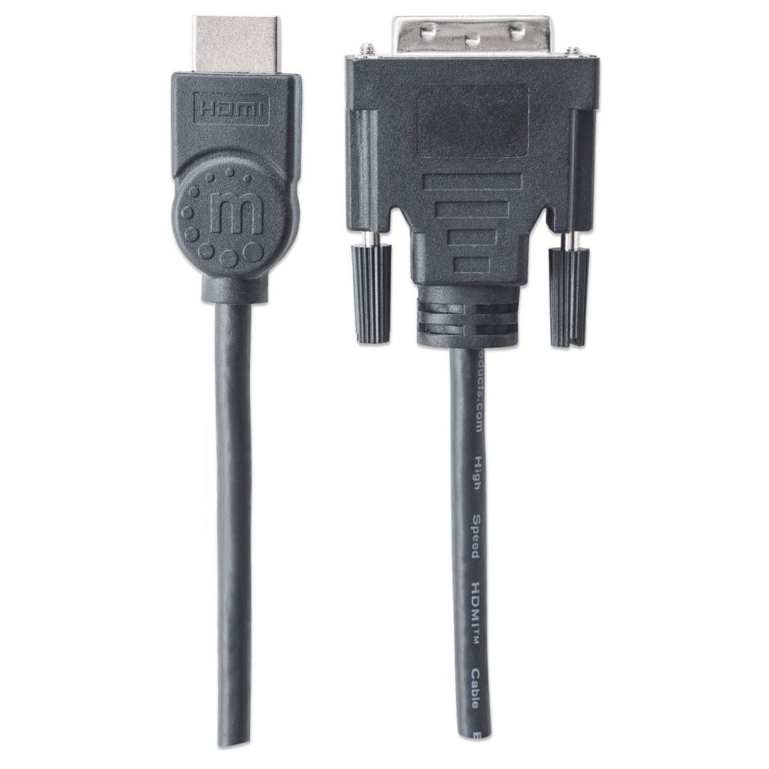 Manhattan HDMI to DVI-D Cable 1m Black