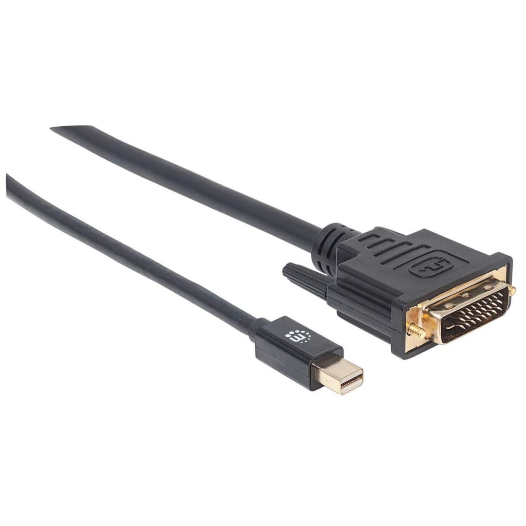 Manhattan Mini DisplayPort 1.2a to DVI Cable 1,8m Black