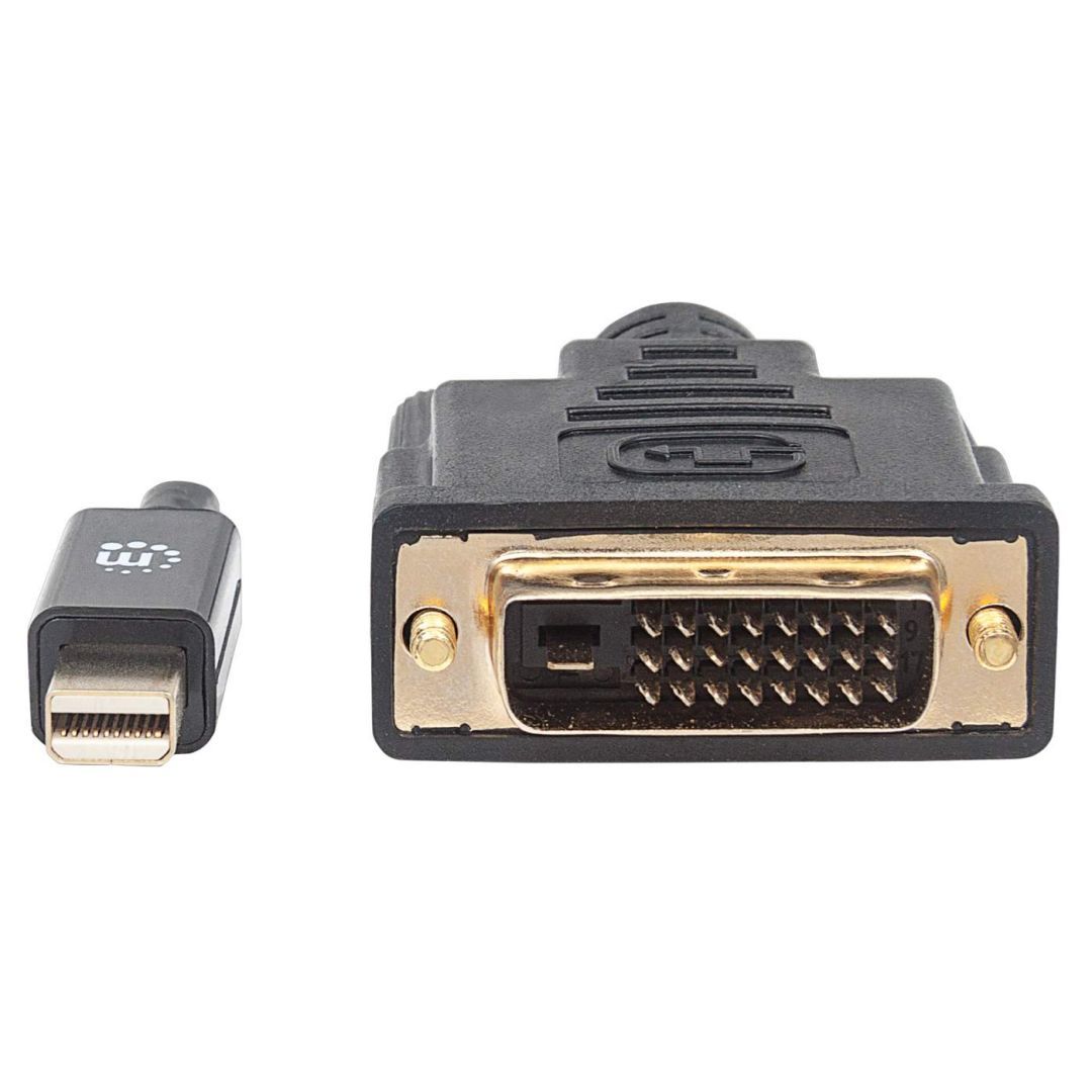 Manhattan Mini DisplayPort 1.2a to DVI Cable 1,8m Black