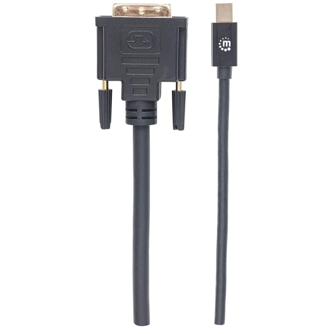 Manhattan Mini DisplayPort 1.2a to DVI Cable 1,8m Black