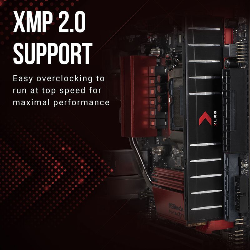 PNY 16GB DDR4 3200MHz XLR8 Low Profile Black OEM