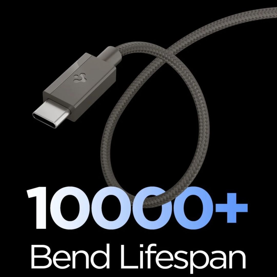 Spigen Essential USB-C to USB-C 60W Cable 1,5m Gunmetal Spigen Essential USB-C to USB-C 60W Cable 1,5m Gunmetal