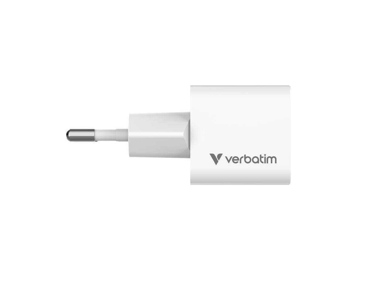 Verbatim Mini GaN Wall Charger 20W White Verbatim Mini GaN Wall Charger 20W White