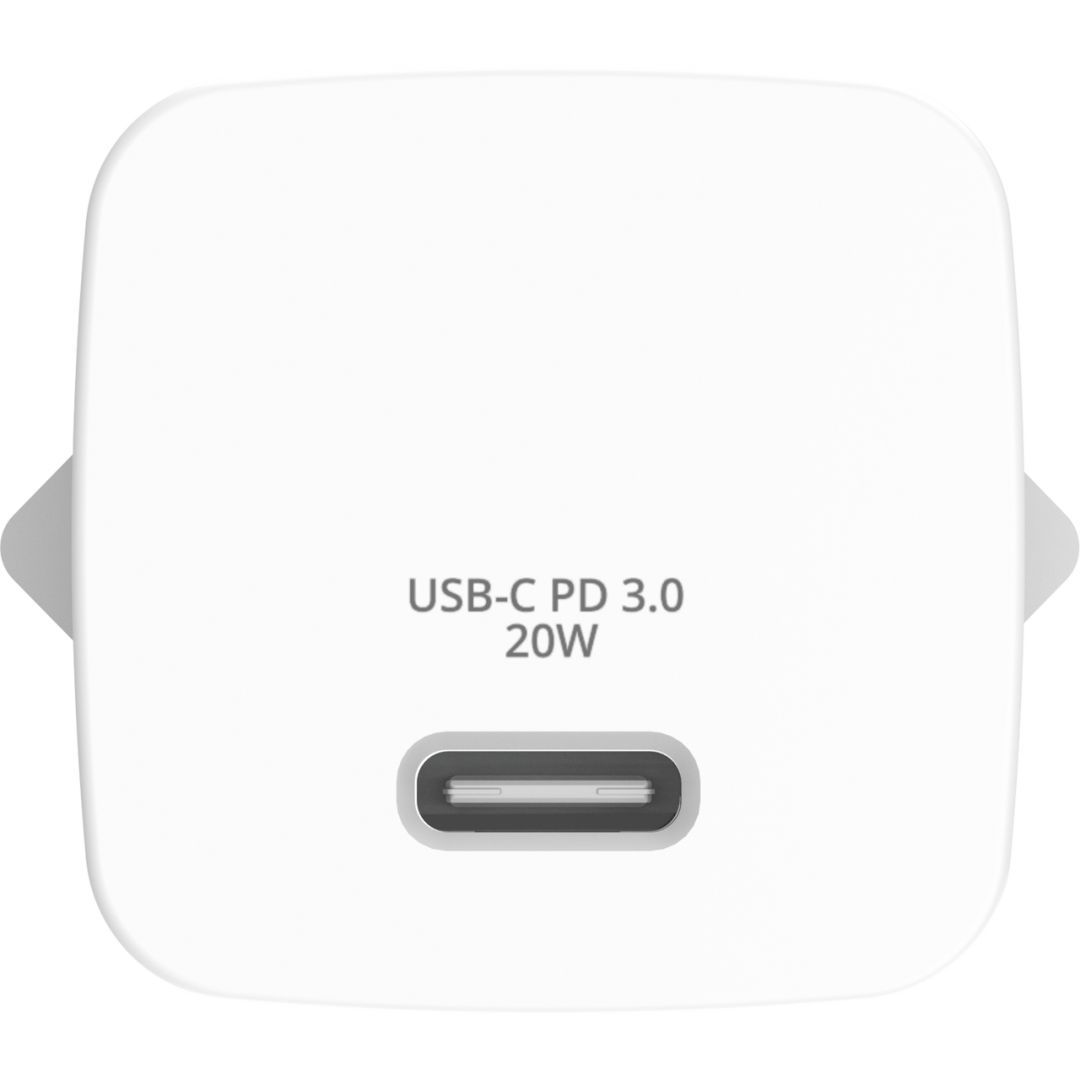 Verbatim Mini GaN Charger 20W with Cable 1m White Verbatim Mini GaN Charger 20W with Cable 1m White