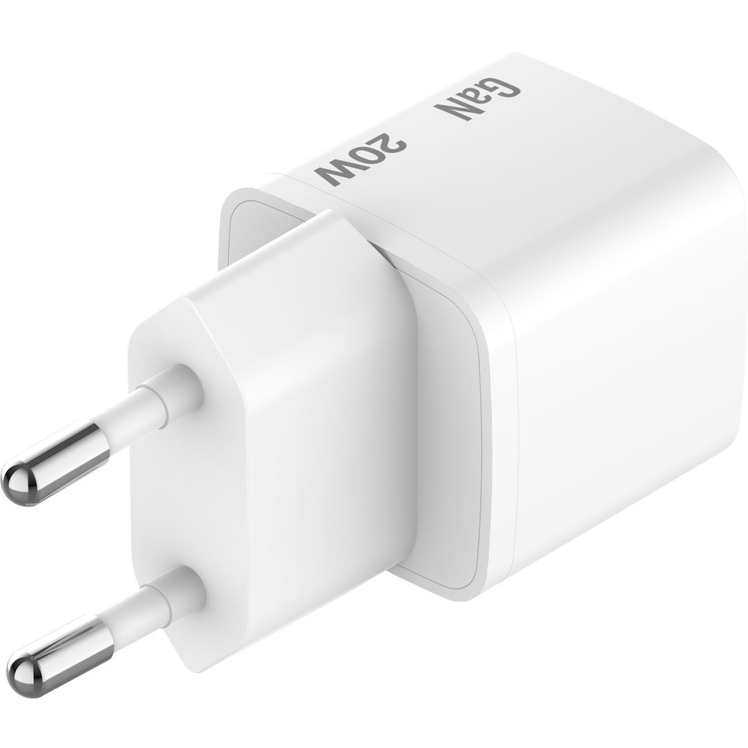 Verbatim Mini GaN Charger 20W with Cable 1m White Verbatim Mini GaN Charger 20W with Cable 1m White